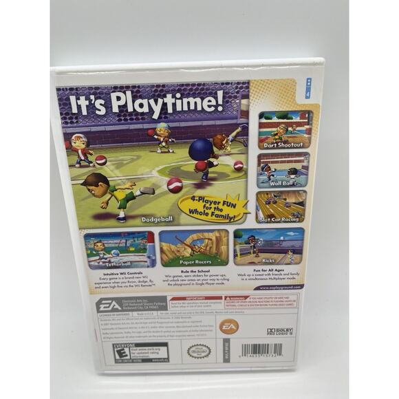 Nintendo Wii Playground Video Game 2007 Dodgeball Manual Included GOOD - TESTED - Picture 2 of 7